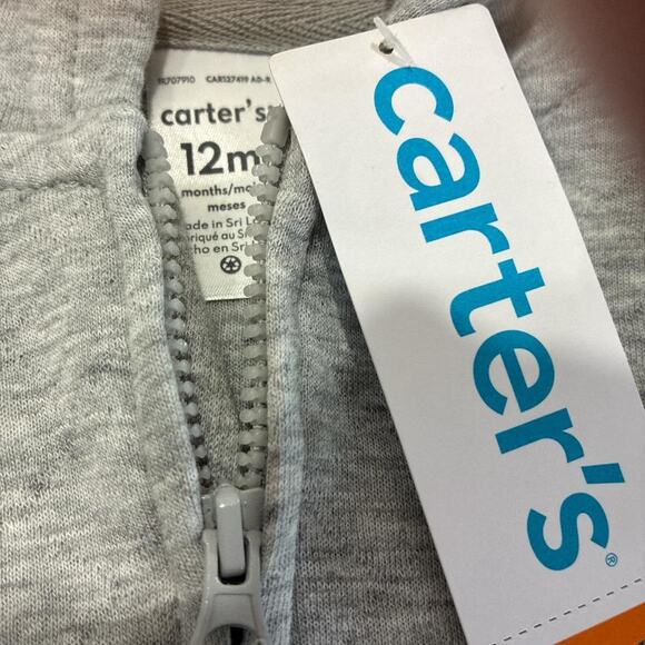 Carters Quilted Hooded Jumpsuit - Picture 2 of 2